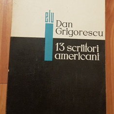 13 scriitori americani de Dan Grigorescu