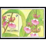 GAMBIA 1989 FLORI ORHIDEE