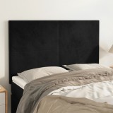 Cumpara ieftin Tăblii de pat, 4 buc, negru, 72x5x78/88 cm, catifea
