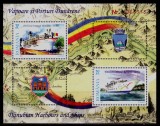 Cumpara ieftin RO 2007 LP 1790 c &quot;Emisiune Rom./Serbia- Vapoare si Porturi&quot; ,colita 416 , MNH