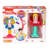 Set de coafat din plastilina, Crafy, 15 piese