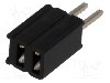 Conector 2 pini, seria {{Serie conector}}, pas pini 1.27mm, CONNFLY - DS1065-07-1*2S8BV foto