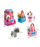 Pisica de Plus pentru Copii cu Sac si Accesorii - Jucarie Moale, Material Plastic/Plus, Varsta 3+