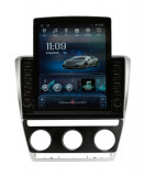 Navigatie Skoda Octavia 2 Pre-Facelift 2004-2009 AUTONAV Android GPS Dedicata, Model XPERT Memorie 32GB, 2GB DDR3 RAM, Display Vertical Stil Tesla 10&quot;