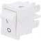 Rocker Switch DPST Albă 6A 250V IP40
