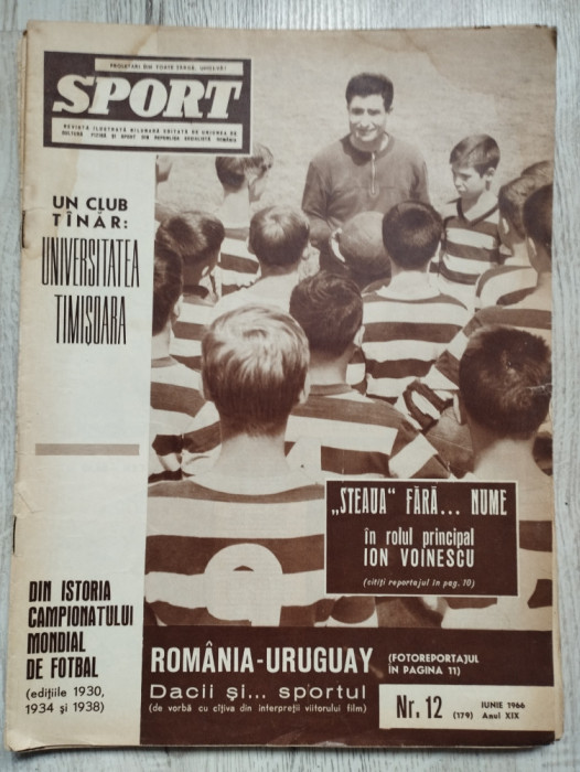 Revista SPORT nr. 12 (179) - Iunie 1966