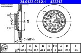ATE 24.0122-0212.1 Disc frana