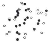 Set Screw/O-Ring Banjo Bolt Bleed - Black Ultimate FactoryBikes