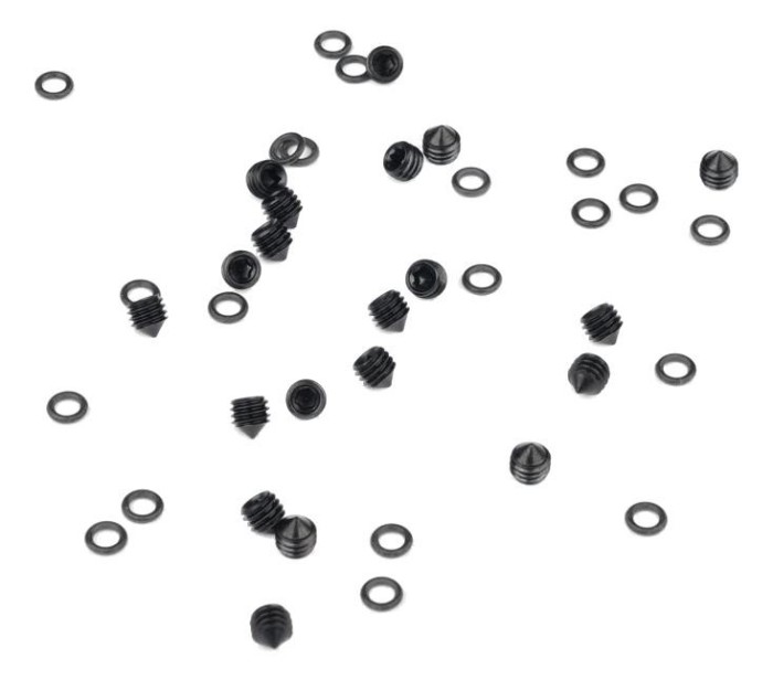 Set Screw/O-Ring Banjo Bolt Bleed - Black Ultimate FactoryBikes