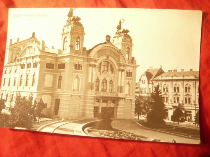 Ilustrata- Fotografie- Cluj - Teatrul National RPR