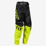 Cumpara ieftin Pantaloni Off-Road Copil Fly Racing Youth F-16, Negru/Galben Fluorescent, Marime 18