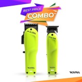 Cumpara ieftin Set ROVRA - PULSE - Masina de tuns verde + Masina de contur