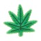 Jibbitz Crocs Hemp Leaf
