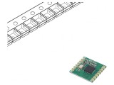 Modul RF emiţător-receptor FM SPI SMD