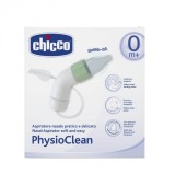 Cumpara ieftin Aspirator nazal bebelusi Chicco Physioclean 0luni+ delicat, ergonomic, fara BPA
