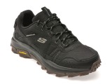 Pantofi sport SKECHERS negri, EQUALIZER 5.0 TRAIL, din material textil si piele naturala