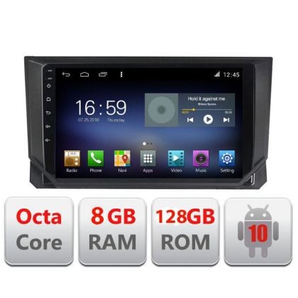 Navigatie Seat Ibiza 2017- F-ibz Octa Core cu Android Radio Bluetooth Internet GPS WIFI DSP 8+128GB 4G CarStore Technology