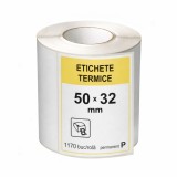 Etichete termice 50x32 mm, rola 1170 bucati, autoadezive
