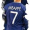 Sticker decorativ, Fotbalist, Albastru, 90 cm, 1364STK-5