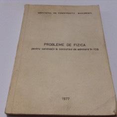 PROBLEME DE FIZICA PENTRU CANDIDATII LA CONCURSUL DE ADMITERE IN I C B--RF17/2