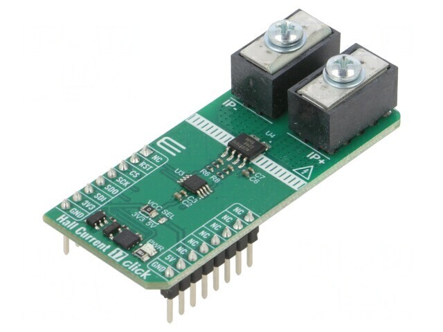 Placă prototip ampermetru SPI ACS37010