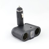 Splitter Auto Bricheta 2 Prize + USB 12V/24V 100W Multiplicator Adaptor Incarcator Auto Tableta Telefon Camera DVR
