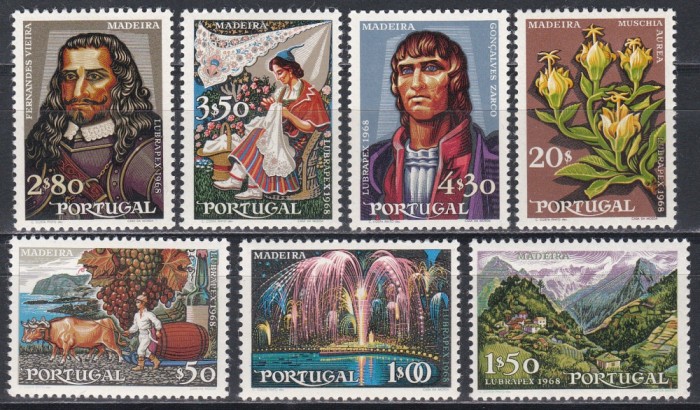 Madeira (Portugalia) 1968 - Expoziția de timbre portugheze și braziliene - LUBRAPEX &#039;68, MNH