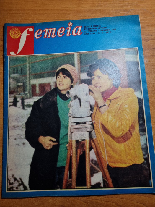 revista femeia februarie 1982-art. lotru,femeile din buzau