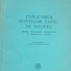 Pr. Prof. Ene Braniște - Explicarea Sfintelor Taine de inițiere, 1990