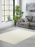Covor Belgian Sky din Microfibra, Lavabil, Fir moale, Alb - 200x290 cm