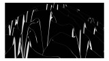 Tablou Canvas Valuri Abstracte &icirc;n &Icirc;ntunericul Nopții, 39 x 26 cm, CMCLASS