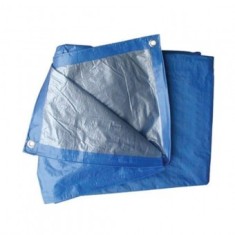 Prelata impermeabila Profi 140g/m&sup2;, 3x4 m, inele de prindere, albastra