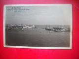 HOPCT 535 S PORTUL SI ORASUL VAZUT DIN AVION -CENZURAT IN 1945 ..-CONSTANTA -CT -CIRCULATA