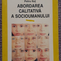 Abordarea calitativa a socioumanului, Petru Ilut, Ed Polirom 1997, 180 pag