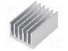 Radiator extrudat, aluminiu, 50mm x 36.8mm, naturala, FISCHER ELEKTRONIK - SK 657 50 AL