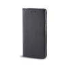 Husa piele Case Smart Magnet pentru telefon 5.5 - 5.7 inci, Dimensiuni interioare 155 x 75 mm, Neagra