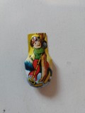Jucarie vintage Clic Clac Germany Clicker, metal litografiat, 5.5 cm