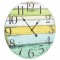 Ceas de perete, multicolor, 60 cm, MDF - 3