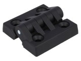 Balama Poliamidă Neagră 50mm x 50mm cu 4 Orificii