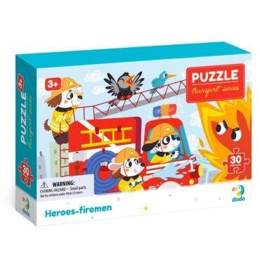 Puzzle - Eroii pompieri (30 piese) foto