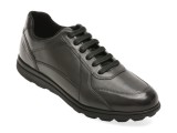 Pantofi sport GEOX negri, U45GRA, din piele naturala