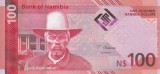 Bancnota Namibia 100 Dolari 2025 - PNew UNC ( vezi descriere )