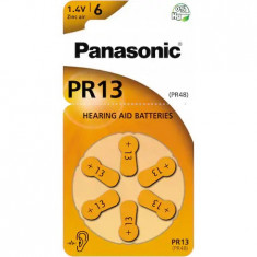 Baterii pentru proteze auditive Panasonic PR13 Zinc-Aer 6 Baterii foto