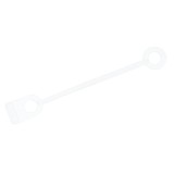 Set elastice Albe intarite pentru bigudiuri/permanent 70 mm Silicon, 50 buc