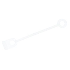 Set elastice Albe intarite pentru bigudiuri/permanent 70 mm Silicon, 50 buc