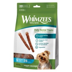 Whimzees Veggie Carna?i vegetarieni S, 28 x 15 g foto
