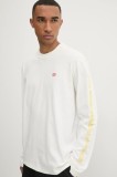 Diesel longsleeve T-CRANE-LS-R1 T-SHIRT barbati, culoarea bej, modelator, A16627.0AKAK