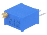 Potentiometru Multitura 100k&Omega; 500mW THT &plusmn;10%