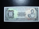 PARAGUAY 5 GUARANIES 1952 UNC
