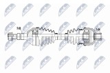 Planetara Opel Vectra C 2.0 DTI, 2.2 2003-, Signum 2.0 DTI, 2.2 2003-; partea dreapta, cutie viteze manuala cu 5 trepte F23; 374472; NTY, aftermarket
